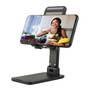 Suporte De Mesa Universal Para Celular E Tablet - Cor Preto