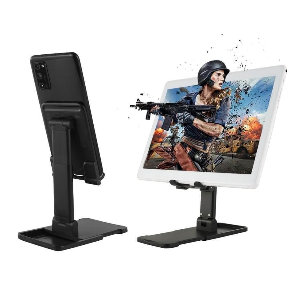 Suporte De Mesa Universal Para Celular E Tablet - Cor Preto