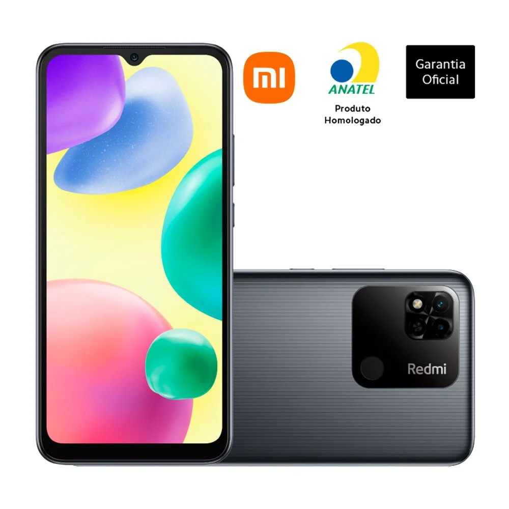 Smartphone Xiaomi Redmi 10a Cx341cin Tela 6.53" 3gb 64gb Cinza Smartphone Xiaomi Redmi 10a Cx341cin Tela 6.53" 3gb 64gb Cinza