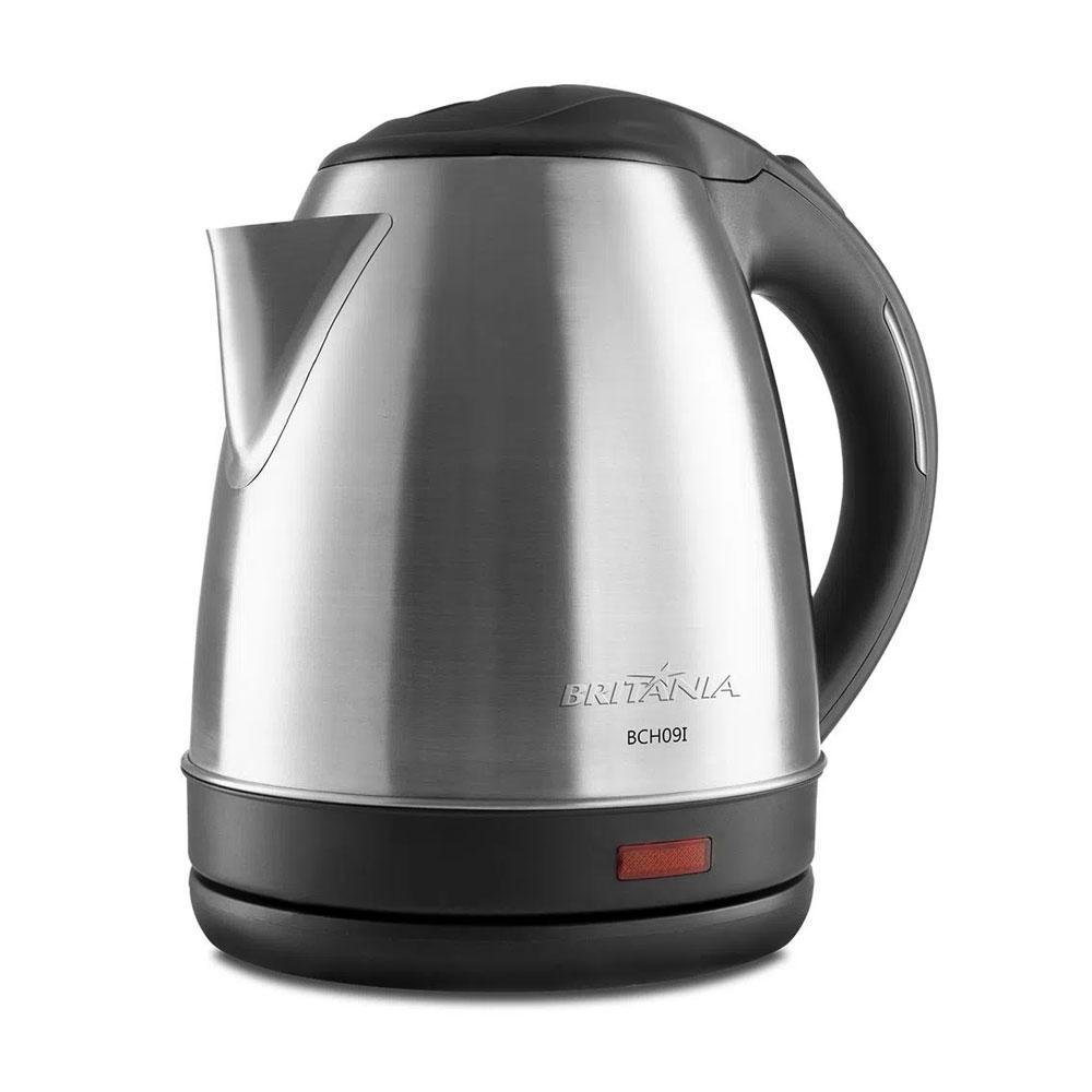 Chaleira Elétrica Britânia Bch09i 1,2l Desligamento Automático - Inox - 110v Chaleira Elétrica Britânia Bch09i 1,2l Desligamento Automático - Inox - 110v
