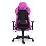 Cadeira Gamer, XT Racer Defender, Reclinável Ergonômica, Tecido Polyester, Preto e Rosa.