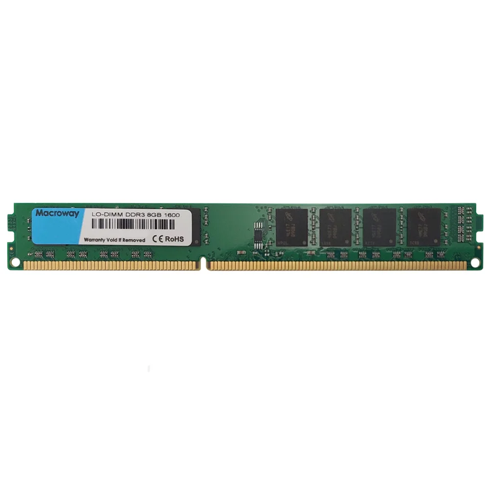 Memória Macroway, 8GB, 1600MHz, DDR3, CL11 Memória Macroway, 8GB, 1600MHz, DDR3, CL11