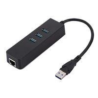 Adaptador USB Para Ethernet, Hub USB 3.0 De 3 Portas + Gigabit Rj45 10/100/1000
