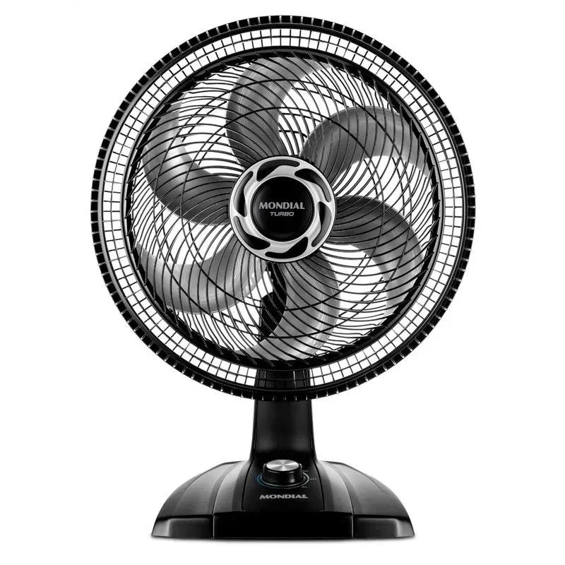 Ventilador De Mesa Mondial 6 Pás, Turbo Vt-40-nb - 40cm - 127v
