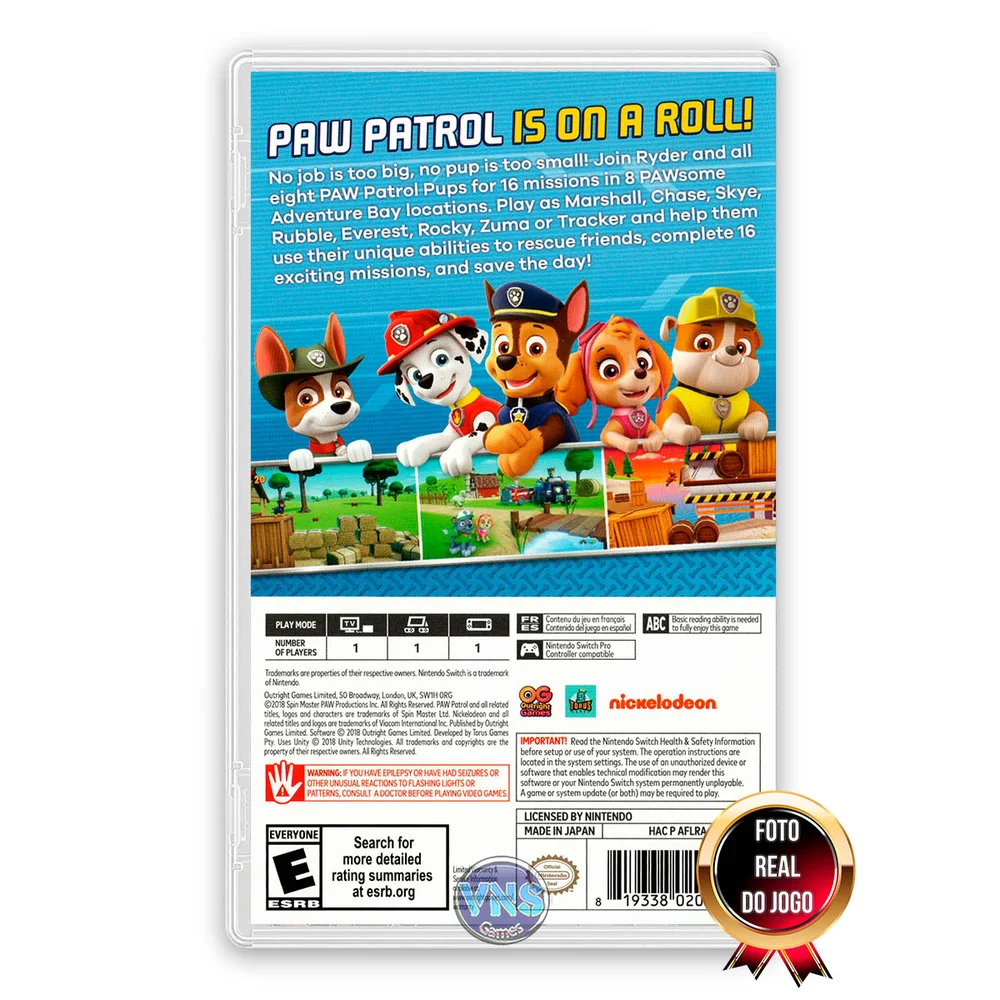 Paw Patrol: On A Roll ! - Switch