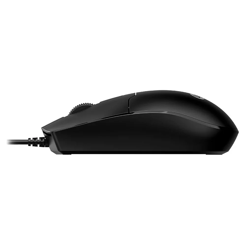 Mouse Usb Lenovo Lecoo Ms101 Preto Ergonômico