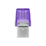 Pen Drive 64GB Kingston Datatraveler, USB 3.2, Microduo, Tipo C e Tipo A - DTDUO3CG3/64GB.