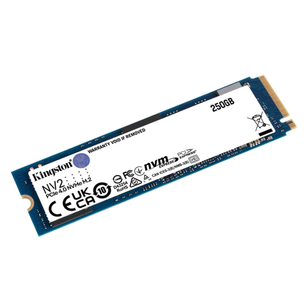 SSD Kingston Nv2 250Gb, M.2 2280 Pcie, Nvme, Leitura: 3000 Mb/s e Gravação: 1300 Mb/se Preto SSD Kingston Nv2 250Gb, M.2 2280 Pcie, Nvme, Leitura: 3000 Mb/s e Gravação: 1300 Mb/se Preto
