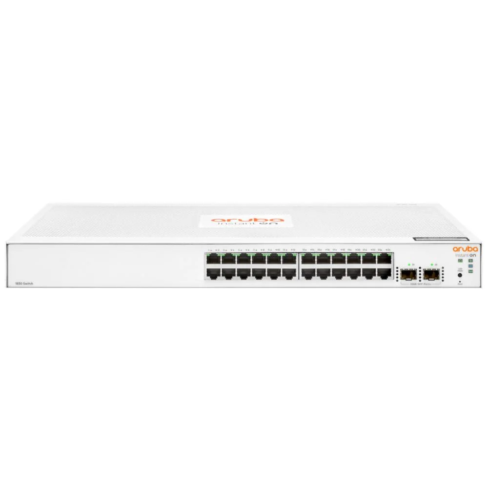 Switch HP Aruba Instant On 1830, Gerenciável, 2 SFP, 24 Portas, Branco - Jl812a