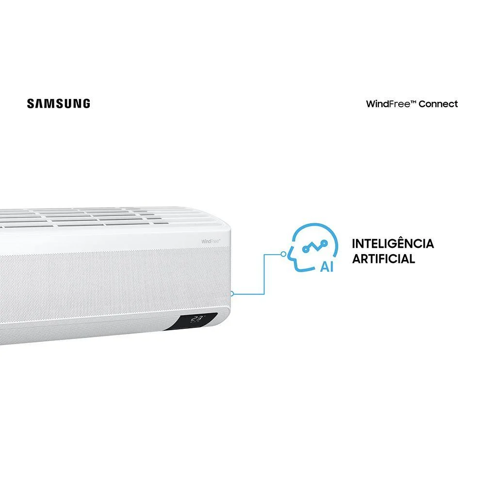 Ar Condicionado Samsung Windfree Connect, Split Inverter, 22000 Btus, 220V, Frio - Ar24bvfaawkxaz Ar Condicionado Samsung Windfree Connect, Split Inverter, 22000 Btus, 220V, Frio - Ar24bvfaawkxaz