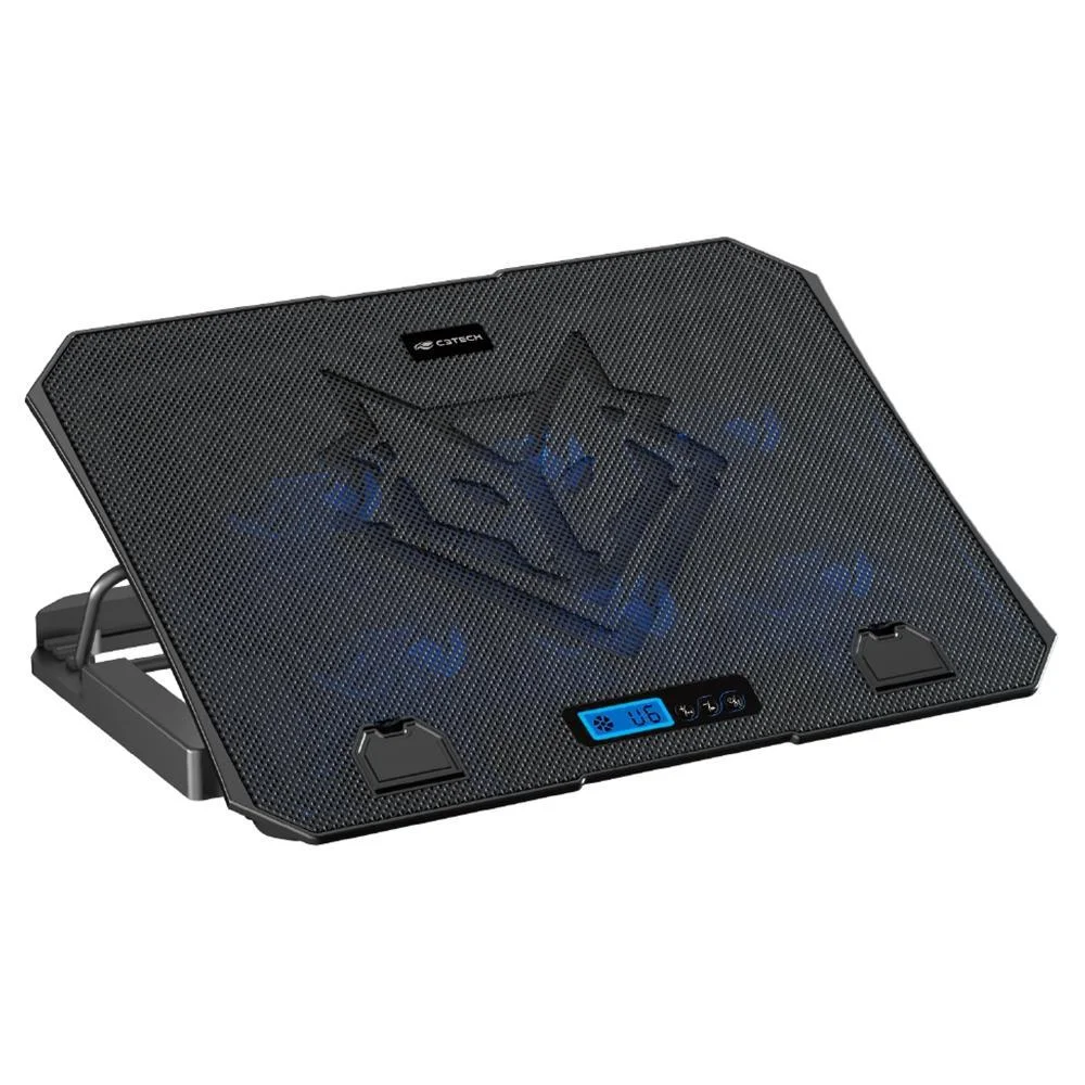 Base Para notebook Gamer C3tech Nbc-70bk, 15.6 polegadas, Preto
