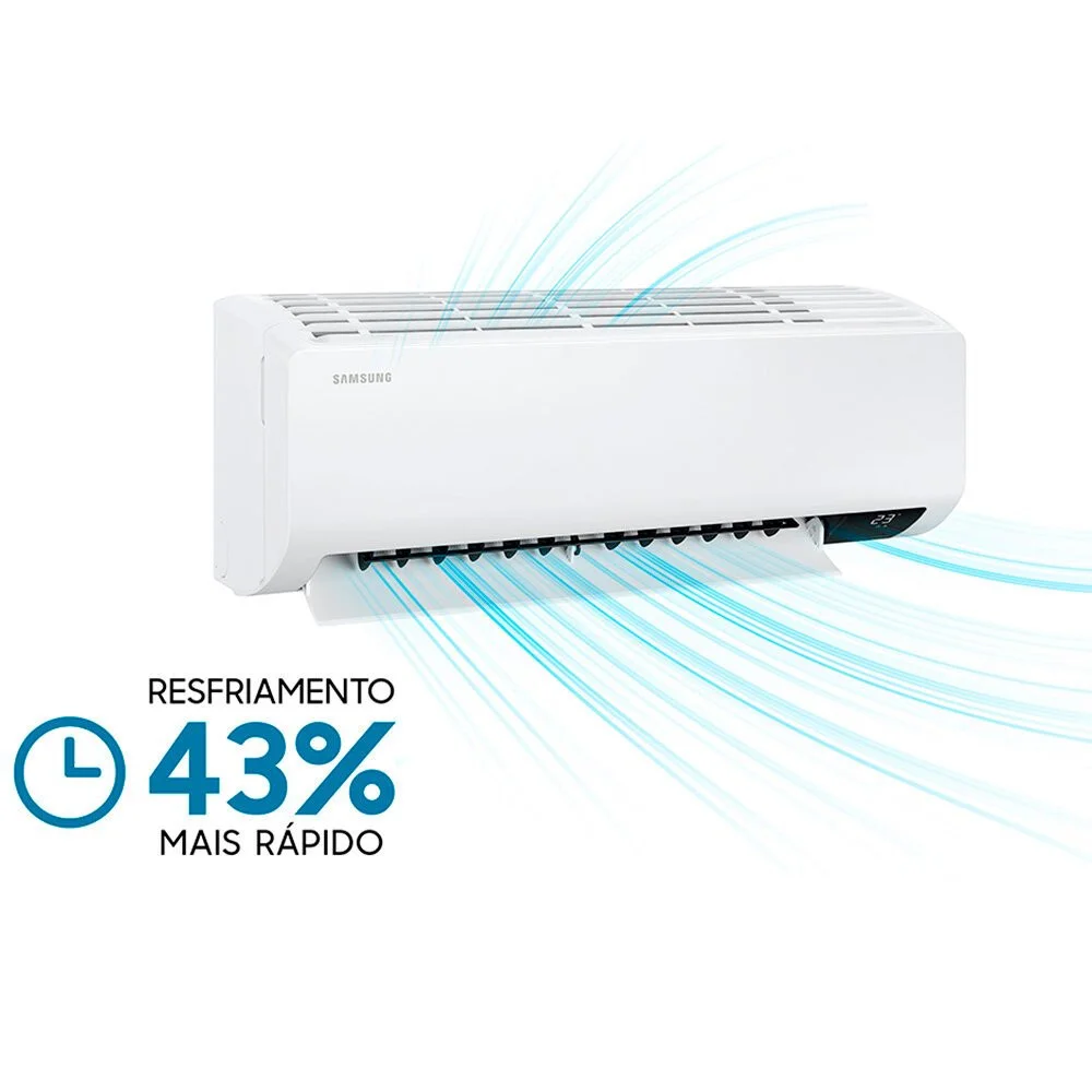 Ar Condicionado Split Samsung Ultra 220v 12000 Btus High Wall Inverter Quente E Frio - Ar12bshzcwknaz Ar Condicionado Split Samsung Ultra 220v 12000 Btus High Wall Inverter Quente E Frio - Ar12bshzcwknaz
