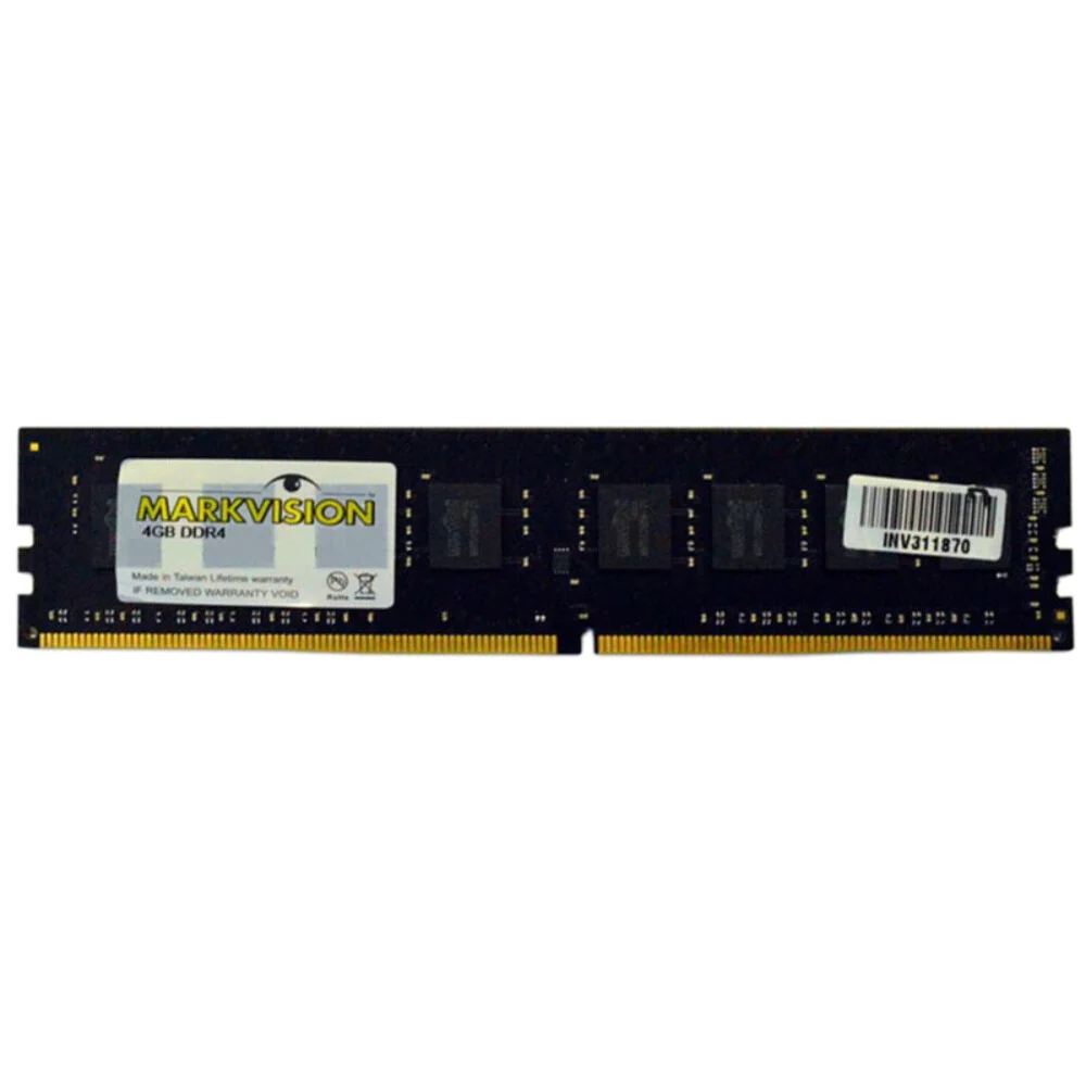 Memória Markvision, 4GB, 2400MHz, DDR4 - MVD44096MLD-24 Memória Markvision, 4GB, 2400MHz, DDR4 - MVD44096MLD-24