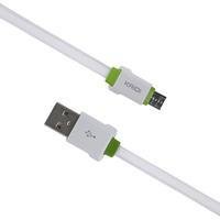 Cabo De Dados Kaidi KD-330M, USB X Micro USB, V8, Android, 3 Metros, Branco