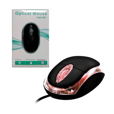 Mouse Usb Óptico Pixxo Mol033 Preto KaBuM