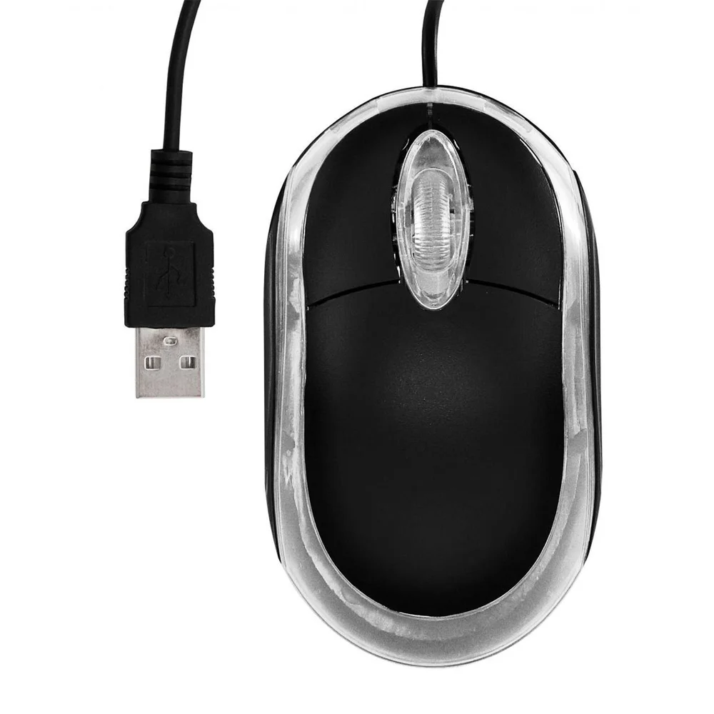 Mouse Usb Óptico Pixxo Mol033 Preto KaBuM