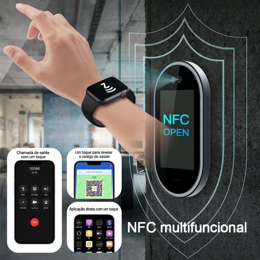 Relógio Smartwatch Iwo W27 Pro Series 7 - Preto Relógio Smartwatch Iwo W27 Pro Series 7 - Preto