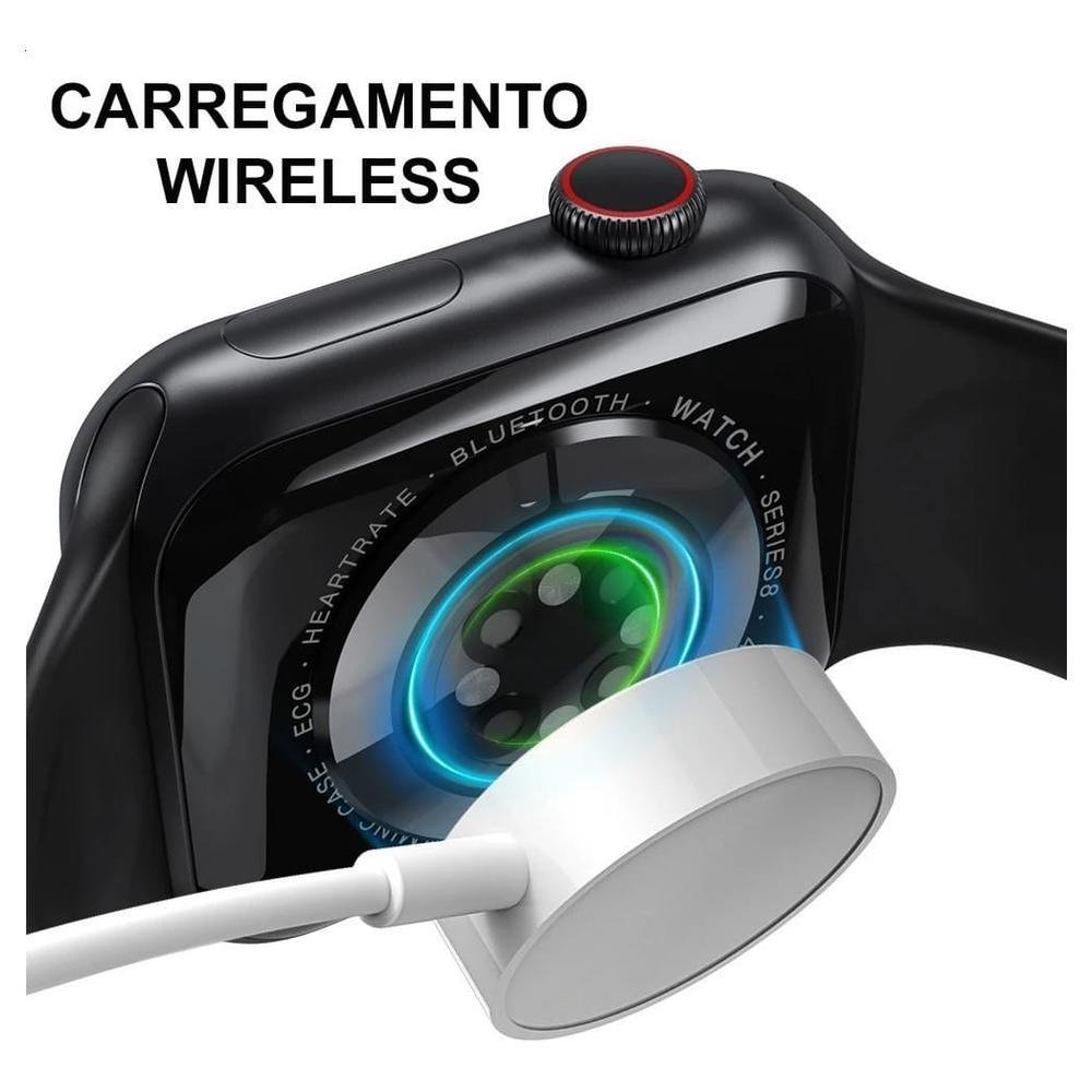 Relógio Smartwatch Iwo W27 Pro Series 7 - Preto Relógio Smartwatch Iwo W27 Pro Series 7 - Preto
