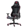 Cadeira Gamer Prime-x V2 Dazz, Até 100Kg, Reclinável, Com Almofada, Ergonômica Preto/vermelha