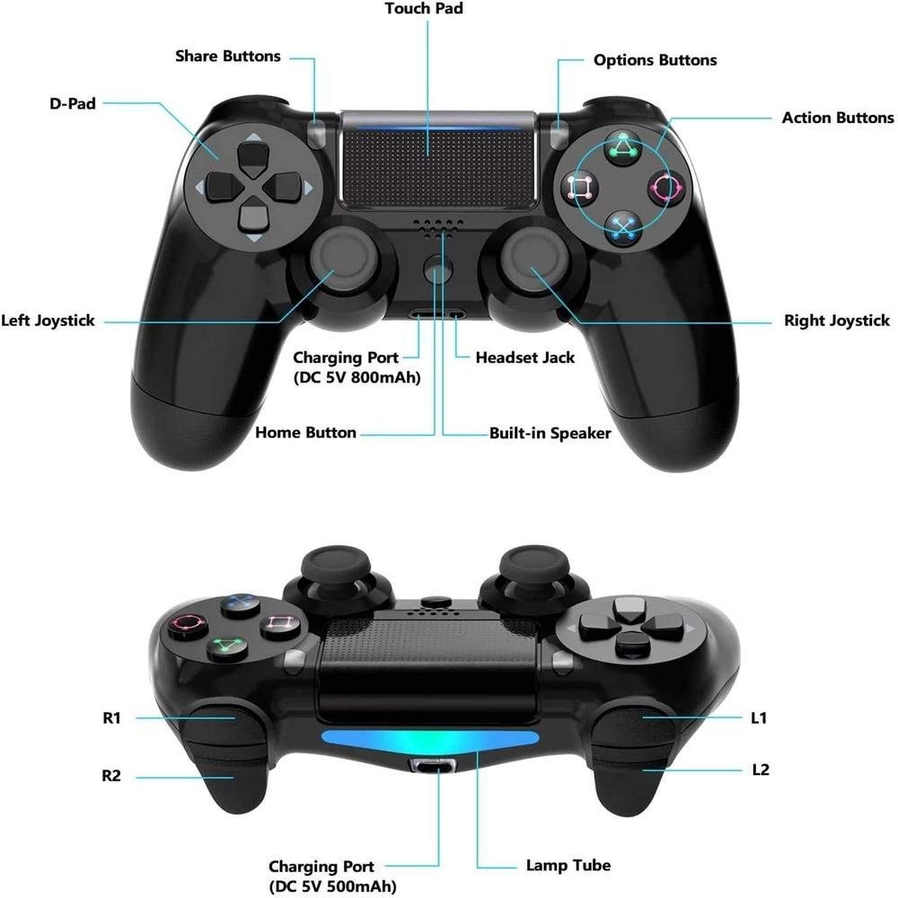 Controle Para Ps4 Sem Fio Recarregavel Controle Para Ps4 Sem Fio Recarregavel