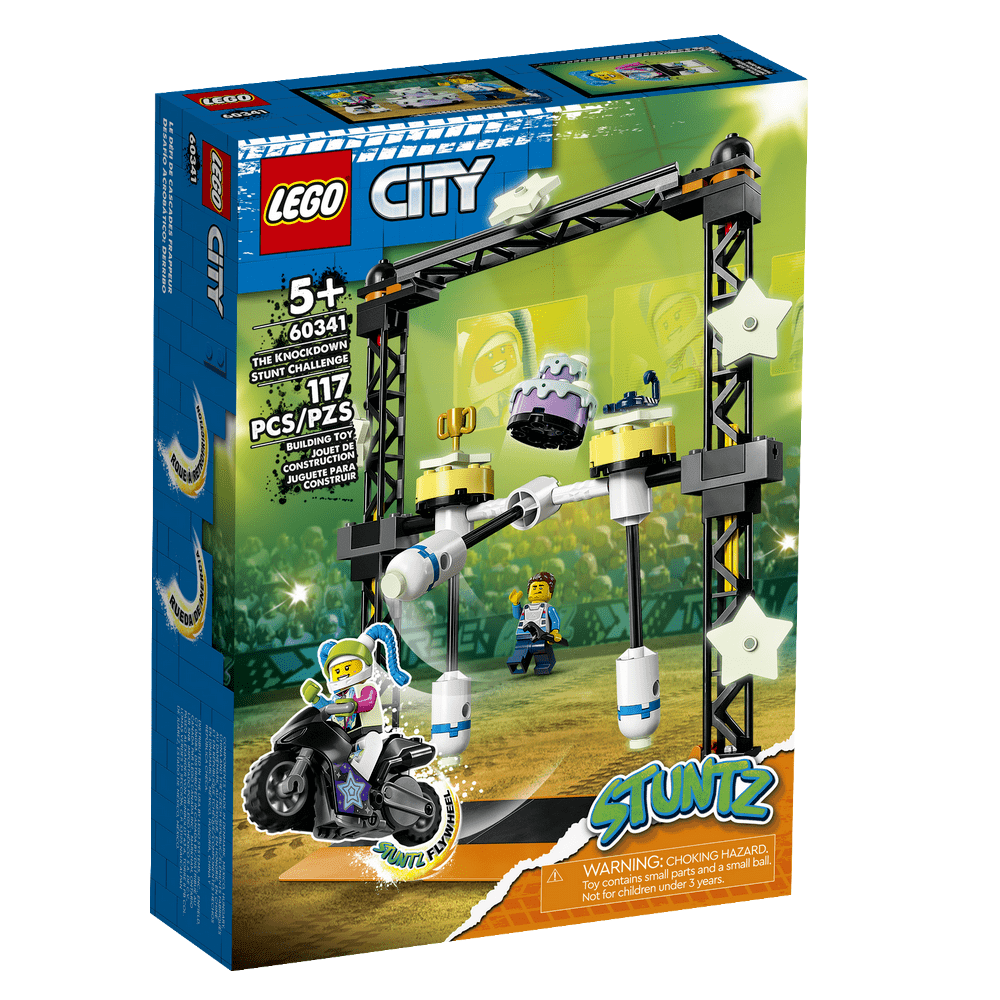Lego City - O Desafio De Acrobacias, Chocante, 60341 - 117pcs