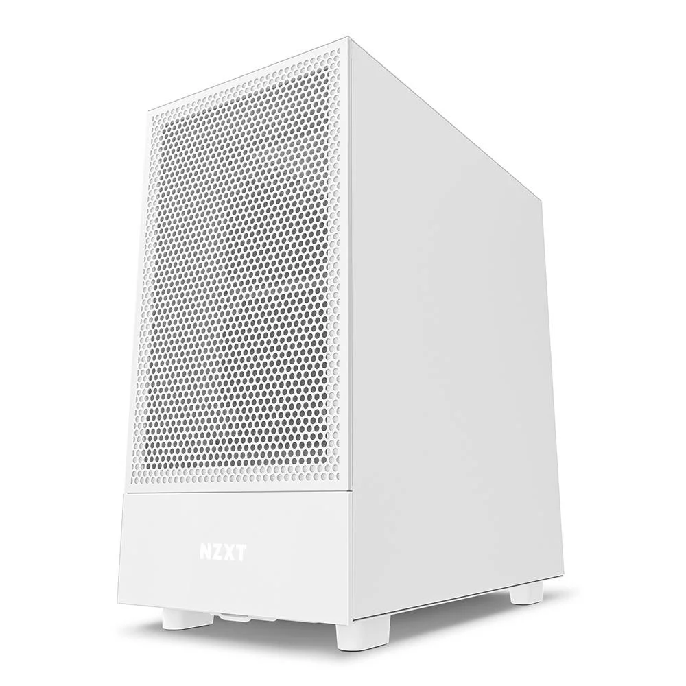 Gabinete Nzxt H5 Flow, Mid-Tower, Lateral Em Vidro, Branco