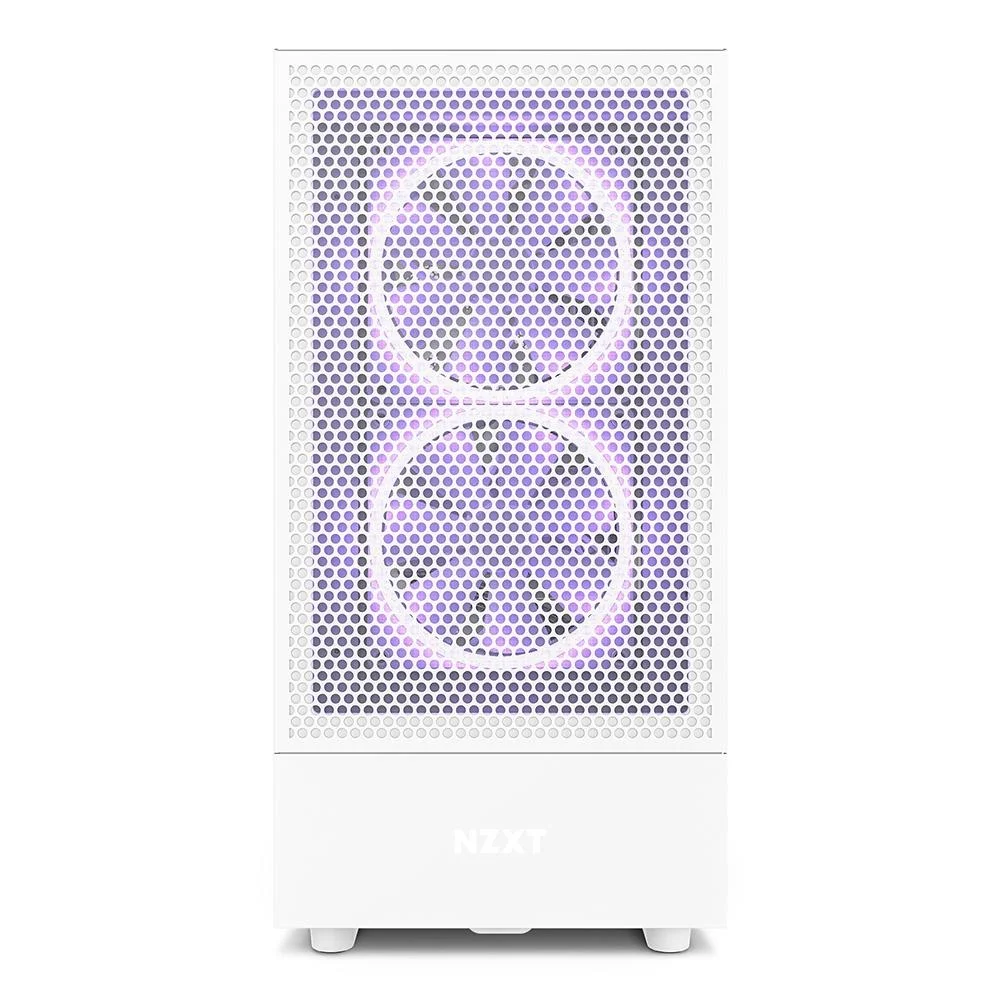 Gabinete Nzxt H5 Flow, Mid-Tower, Lateral Em Vidro, Branco