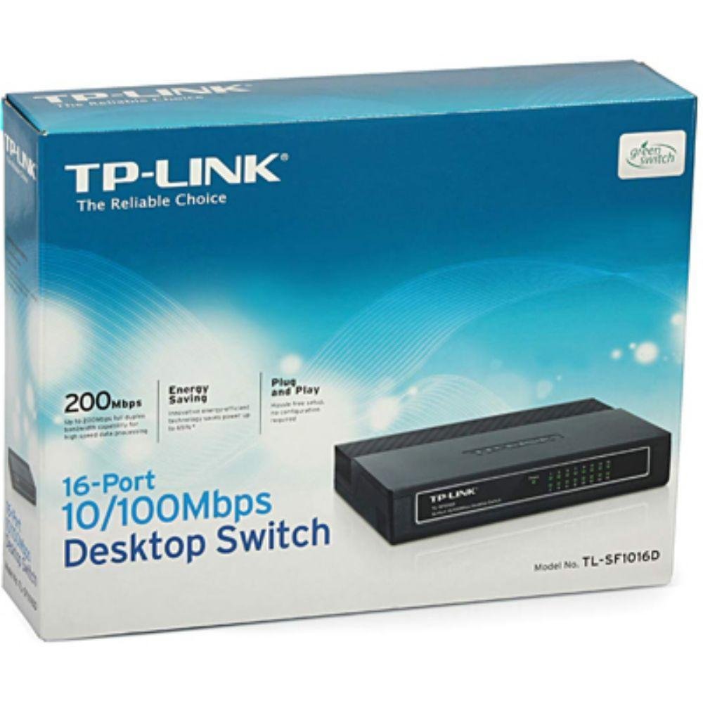 Switch Tplink Tlsf1016d 10100 MBPS 16 Portas