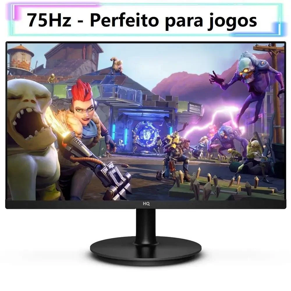 Monitor HQ 20HQ-LED, 20 LED Widescreen, 75hz, HDMI, VESA, Ajuste De Inclinação Monitor HQ 20HQ-LED, 20 LED Widescreen, 75hz, HDMI, VESA, Ajuste De Inclinação