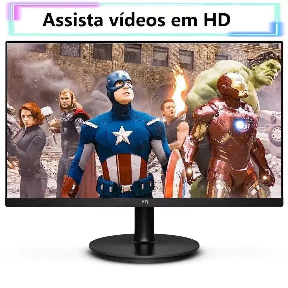 Monitor HQ 20HQ-LED, 20 LED Widescreen, 75hz, HDMI, VESA, Ajuste De Inclinação Monitor HQ 20HQ-LED, 20 LED Widescreen, 75hz, HDMI, VESA, Ajuste De Inclinação