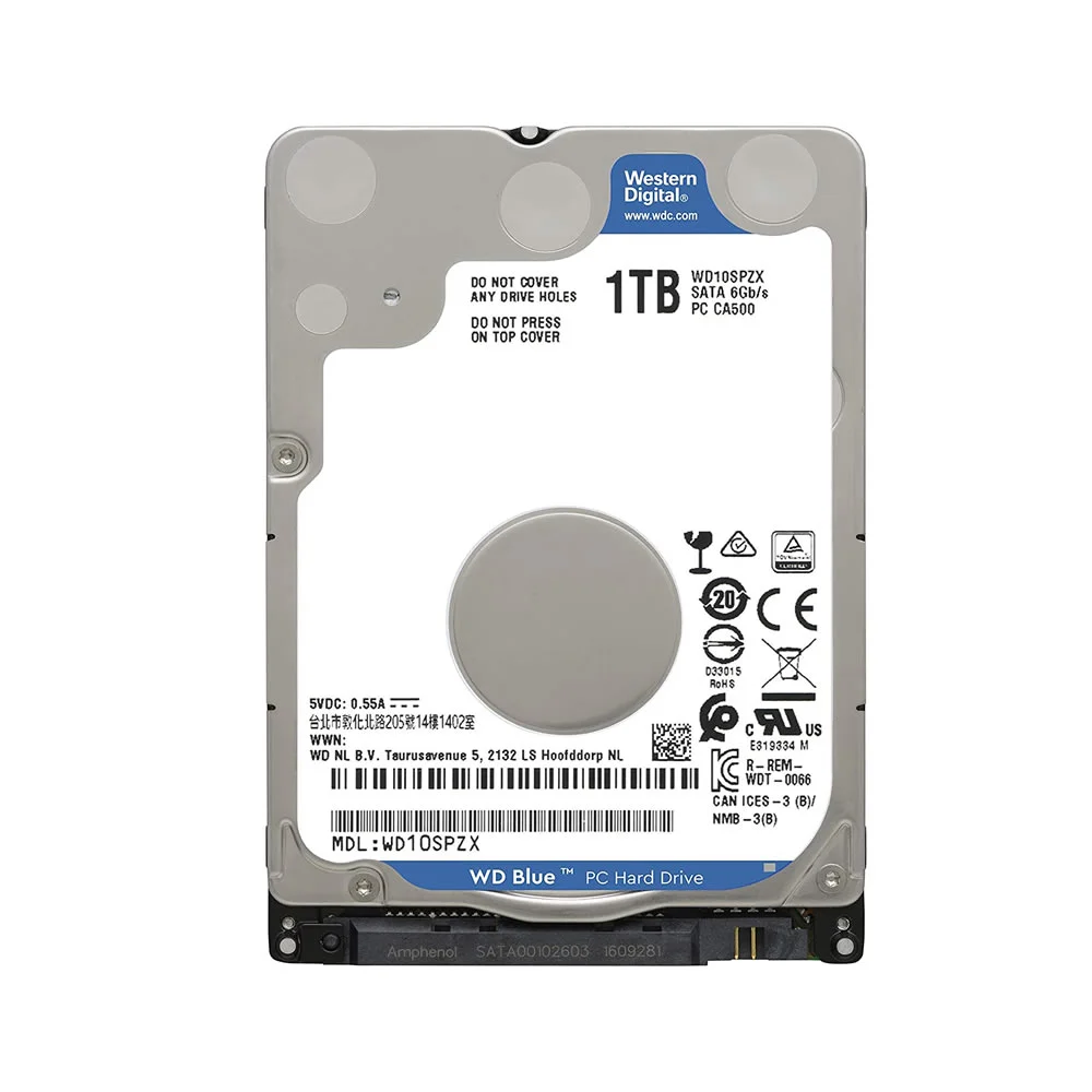 HD Notebook Western Digital 1TB Sata3 Wd10spzx
