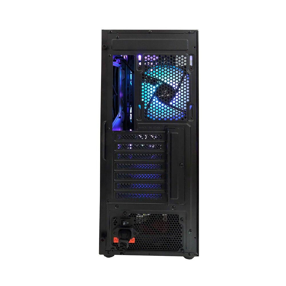 Gabinete Gamer Concórdia Storm X360, Mid Tower, RGB, ATX, Lateral De Vidro, Com 4 Fans RGB, Preto Gabinete Gamer Concórdia Storm X360, Mid Tower, RGB, ATX, Lateral De Vidro, Com 4 Fans RGB, Preto