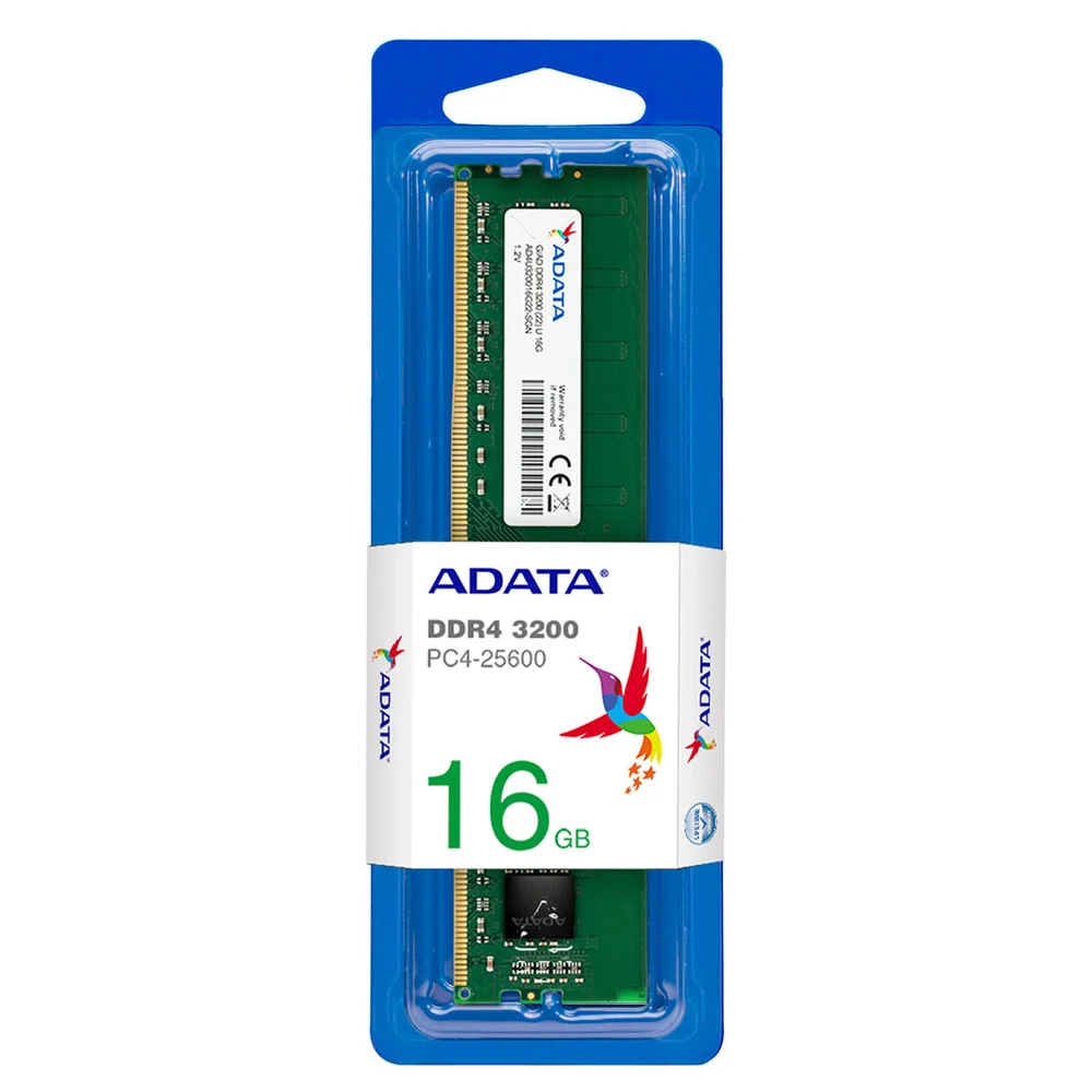Memória Adata Ad4u320016g22sgn 16GB KaBuM