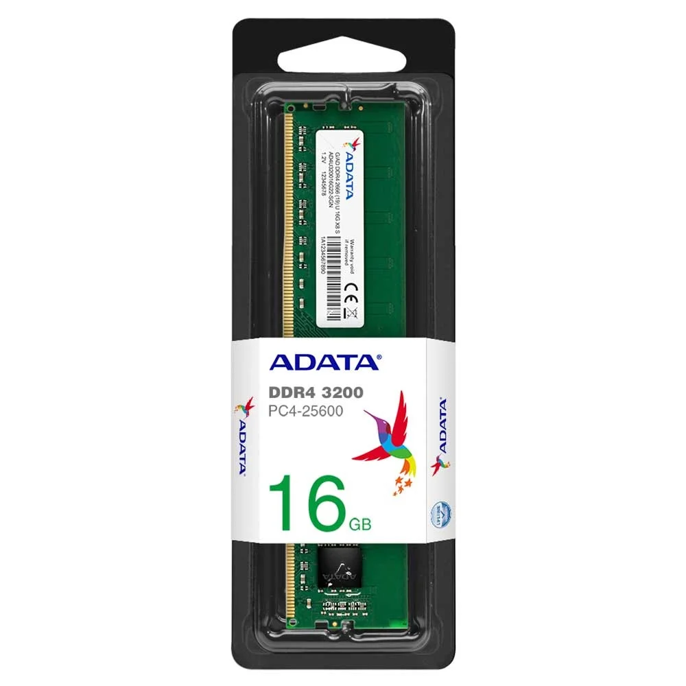 Memória Adata Ad4u320016g22sgn 16GB KaBuM
