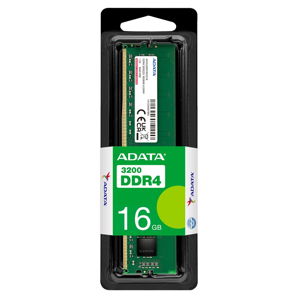 Memória Adata Ad4u320016g22sgn 16GB KaBuM
