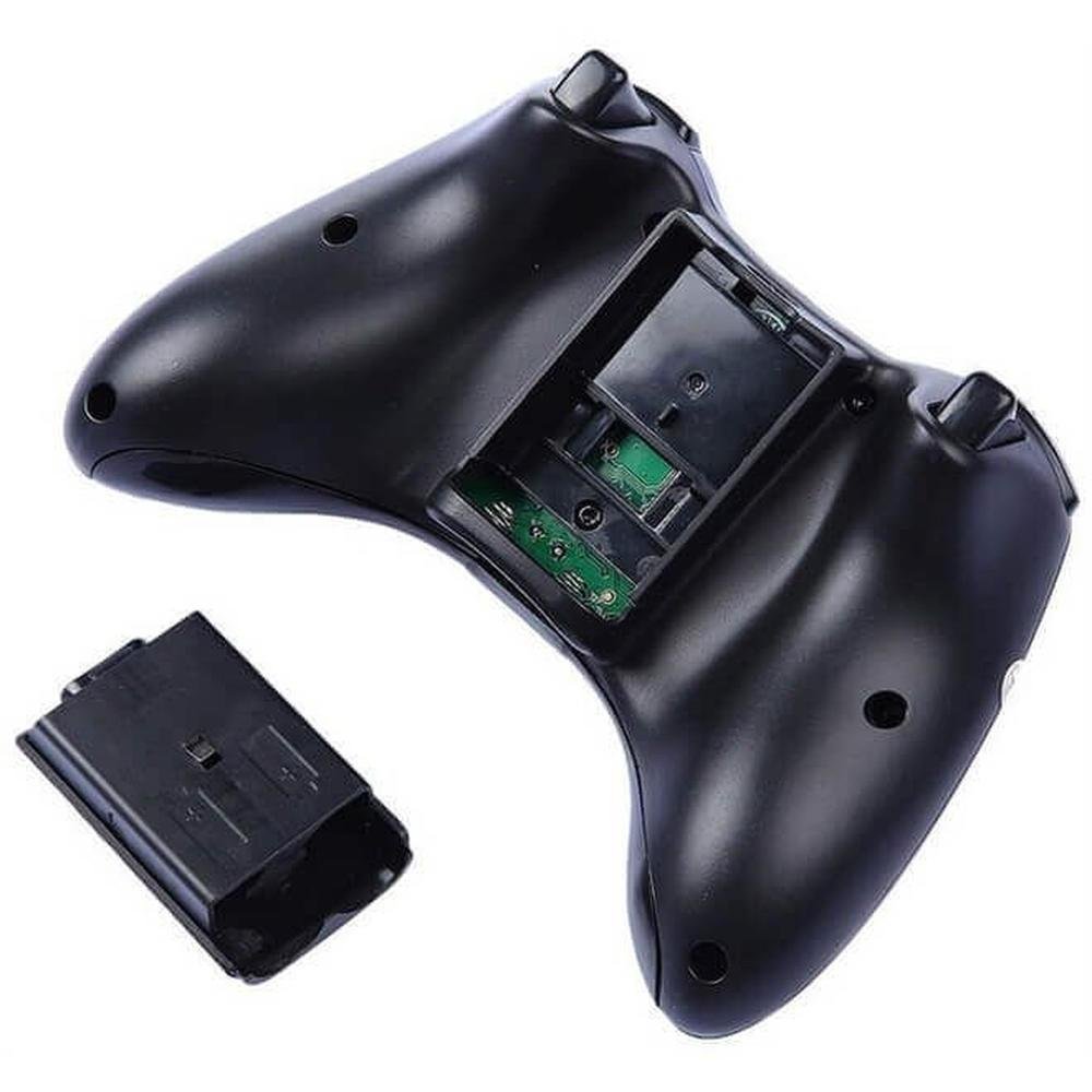Controle Sem Fio Xbox 360 Slim Altomex, Joystick Wireless, Preto