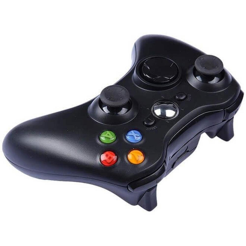 Controle Sem Fio Xbox 360 Slim Altomex, Joystick Wireless, Preto