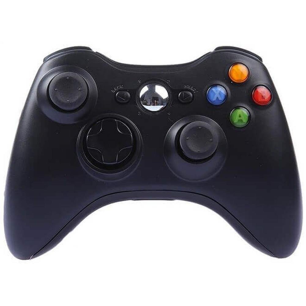 Controle Sem Fio Xbox 360 Slim Altomex, Joystick Wireless, Preto