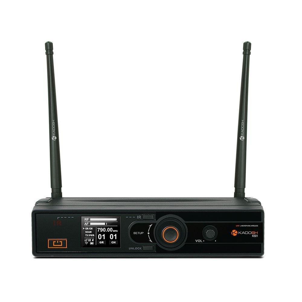 Microfone Sem Fio Kadosh K501m Uhf Digital KaBuM