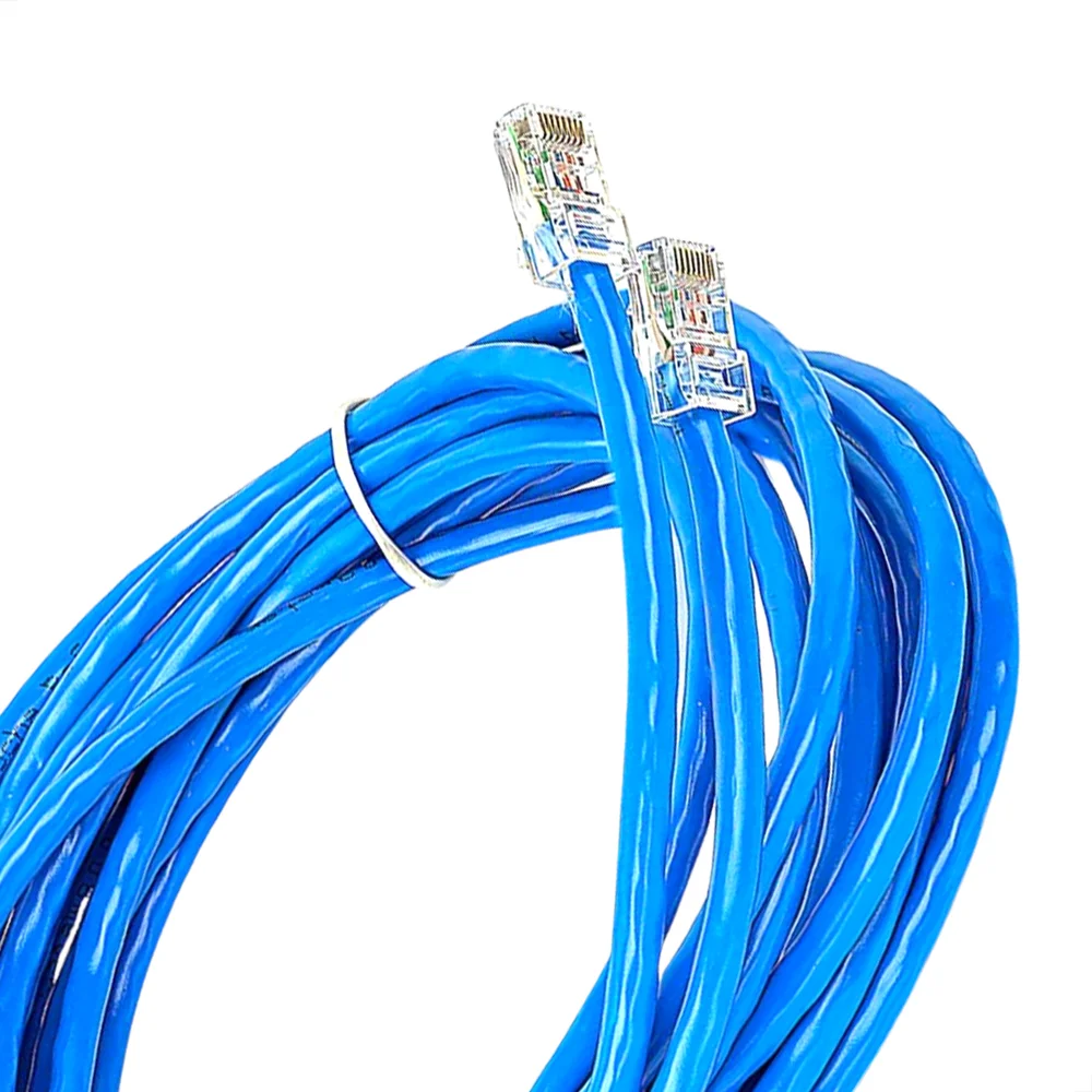 Cabo De Rede Cat5e Montado Azul - 40 Metros