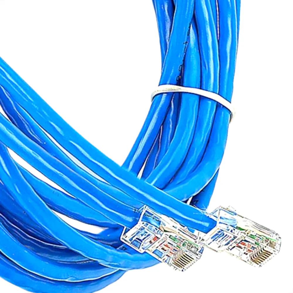 Cabo De Rede Cat5e Montado Azul - 40 Metros
