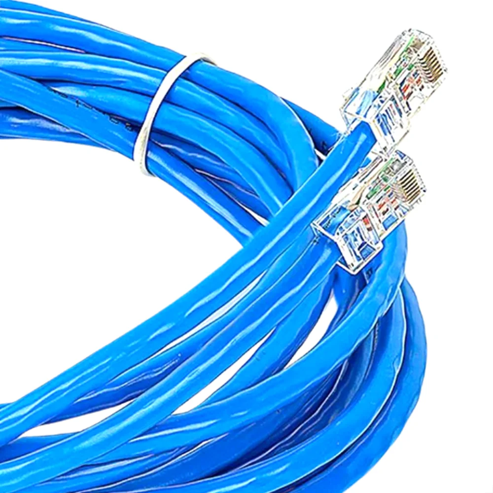 Cabo De Rede Cat5e Montado Azul - 40 Metros