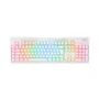 Teclado Gamer Redragon Brahma Pro K586w, RGB, Switch Optico Blue, Branco