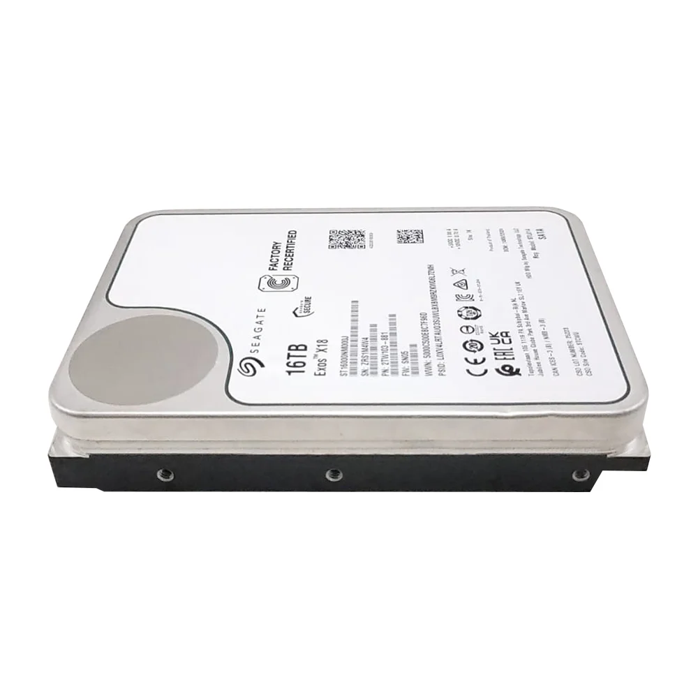 HD 16TB 256mb 7200rpm 35 Exos X18 Nas KaBuM