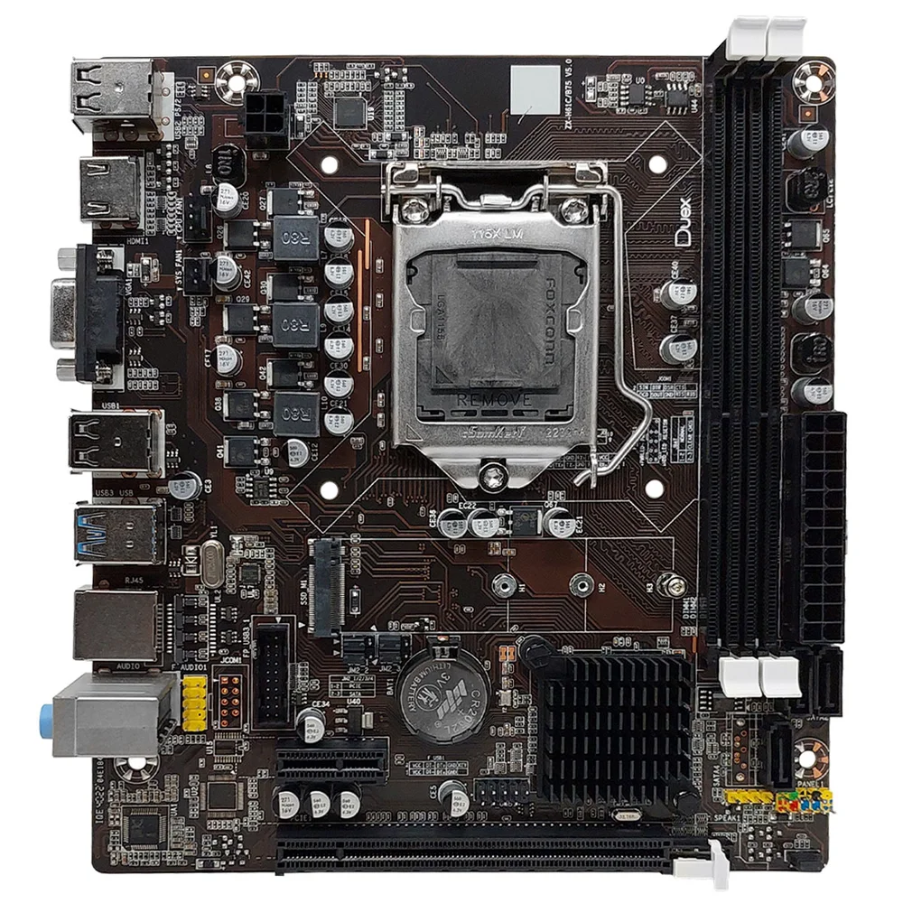 Placa Mãe Duex Dx B75zg M2, Intel 2ª/3ª Geração, DDR3, Socket LGA1155 Placa Mãe Duex Dx B75zg M2, Intel 2ª/3ª Geração, DDR3, Socket LGA1155