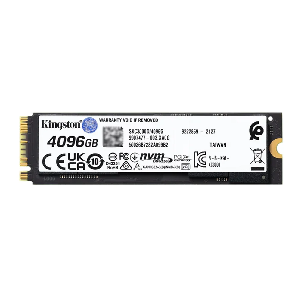 M.2 Kingston 4TB Kc3000 Pcie 4.0 Nvme Skc3000d/4096g M.2 Kingston 4TB Kc3000 Pcie 4.0 Nvme Skc3000d/4096g