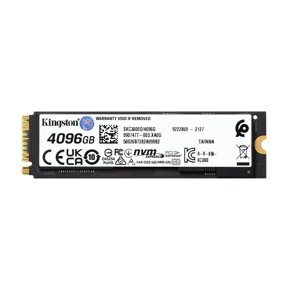 M.2 Kingston 4TB Kc3000 Pcie 4.0 Nvme Skc3000d/4096g M.2 Kingston 4TB Kc3000 Pcie 4.0 Nvme Skc3000d/4096g