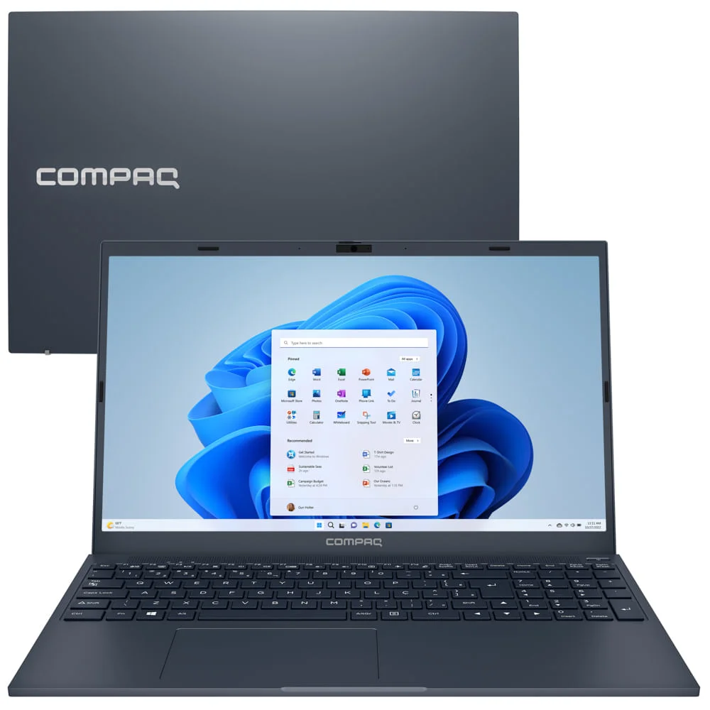 Notebook Compaq Presario 5110, Snapdragon 7c Sc7180, 4GB, SSD 128GB, UFS 15.6 Pol, Windows 11 Home, Azul Escuro Notebook Compaq Presario 5110, Snapdragon 7c Sc7180, 4GB, SSD 128GB, UFS 15.6 Pol, Windows 11 Home, Azul Escuro