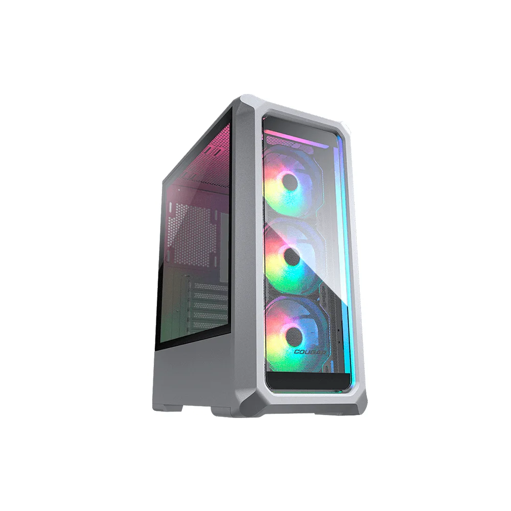 Gabinete Gamer Cougar Archon 2 RGB, Mid-tower, Lateral De Vidro, Com 3 Fans, Branco - 385CC50.0004 Gabinete Gamer Cougar Archon 2 RGB, Mid-tower, Lateral De Vidro, Com 3 Fans, Branco - 385CC50.0004