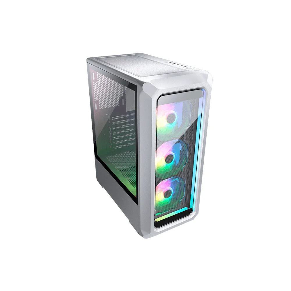 Gabinete Gamer Cougar Archon 2 RGB, Mid-tower, Lateral De Vidro, Com 3 Fans, Branco - 385CC50.0004 Gabinete Gamer Cougar Archon 2 RGB, Mid-tower, Lateral De Vidro, Com 3 Fans, Branco - 385CC50.0004